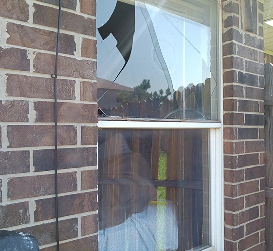 Broken Glass Windows and Doors